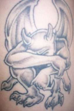 tatuaggio gargoyle 17