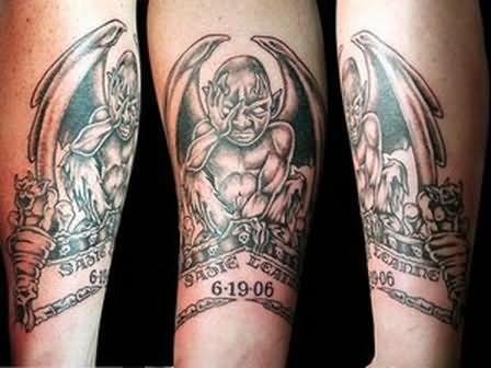 tatuaggio gargoyle 25