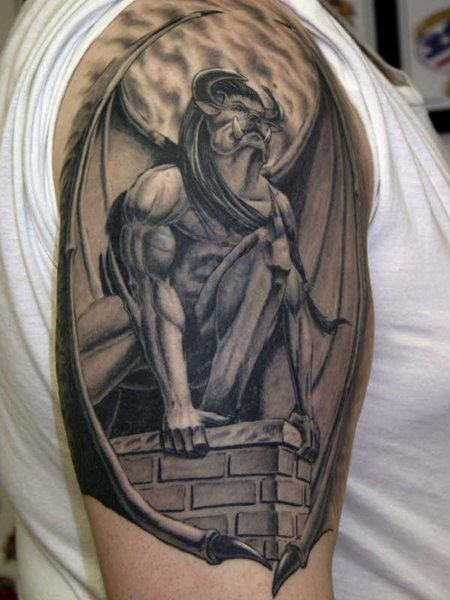 tatuaggio gargoyle 33