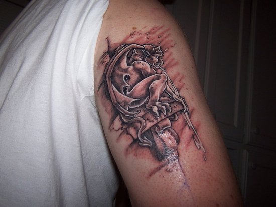 tatuaggio gargoyle 39