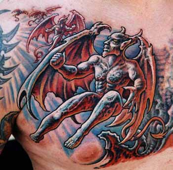 tatuaggio gargoyle 54