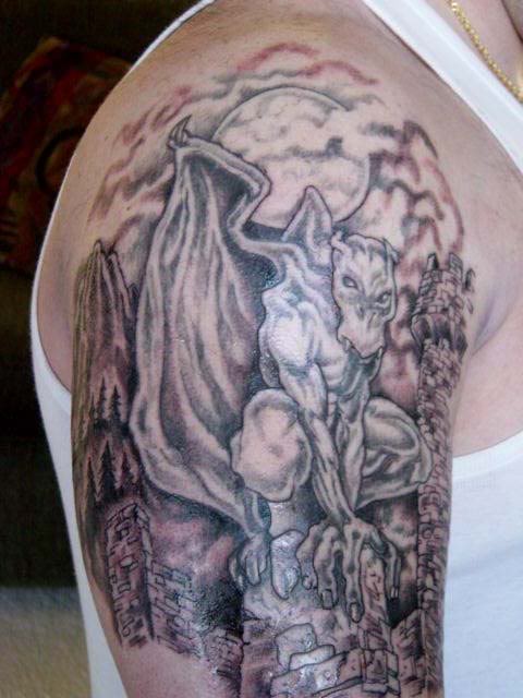 tatuaggio gargoyle 56