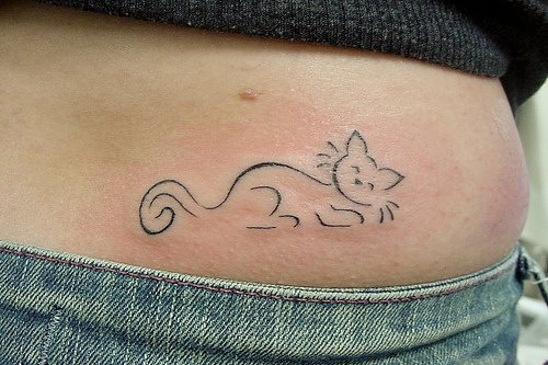 tatuaggio gatto 06