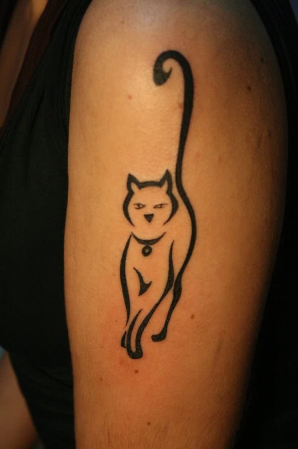 tatuaggio gatto 13