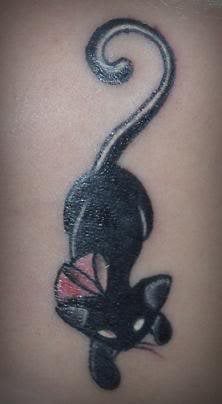 tatuaggio gatto 23