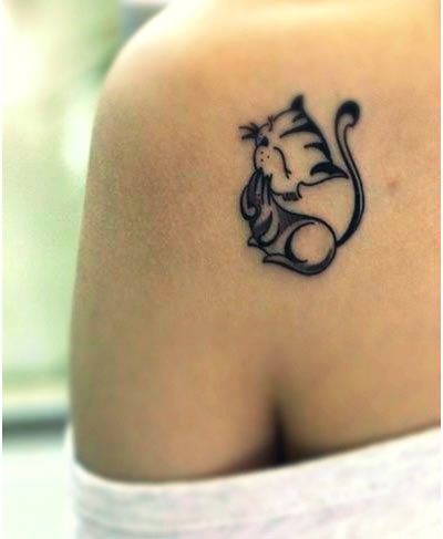 tatuaggio gatto 29