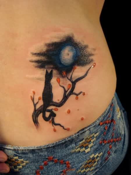 tatuaggio gatto 35