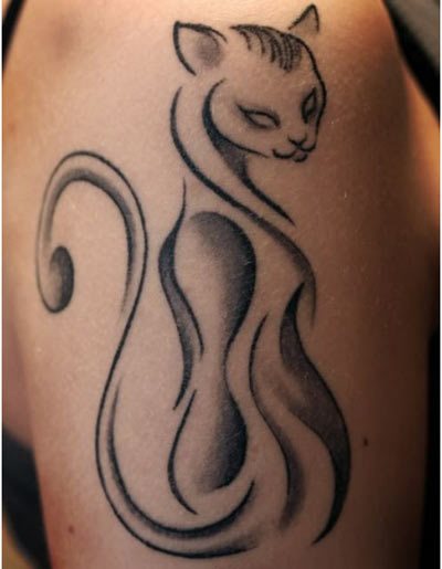 tatuaggio gatto 37