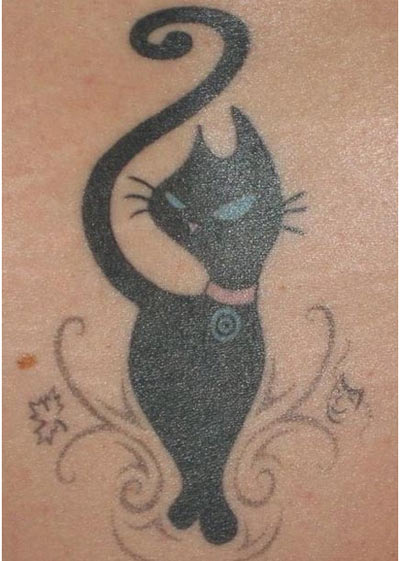 tatuaggio gatto 39