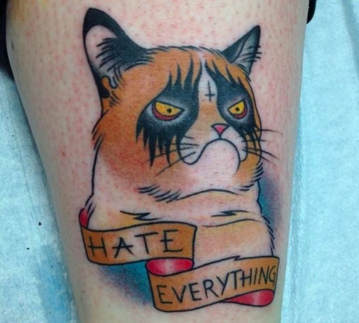 tatuaggio gatto 46