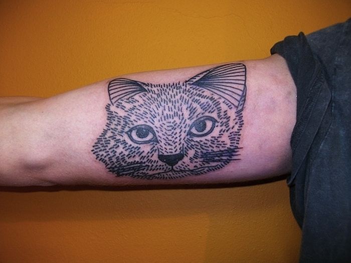 tatuaggio gatto 49