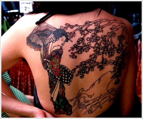 tatuaggio geisha 34