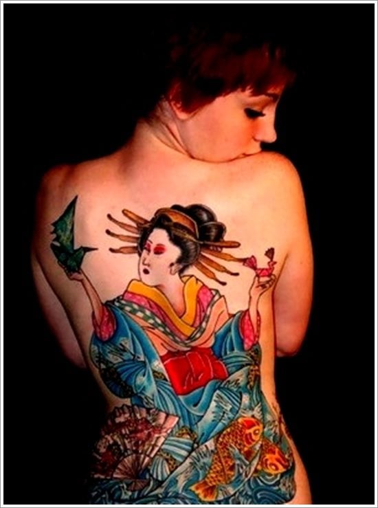 tatuaggio geisha 35