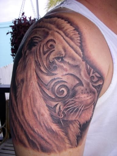 tatuaggio leone 07