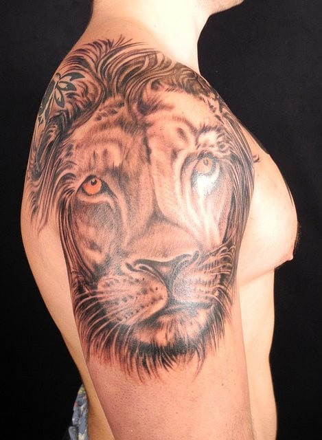 tatuaggio leone 17