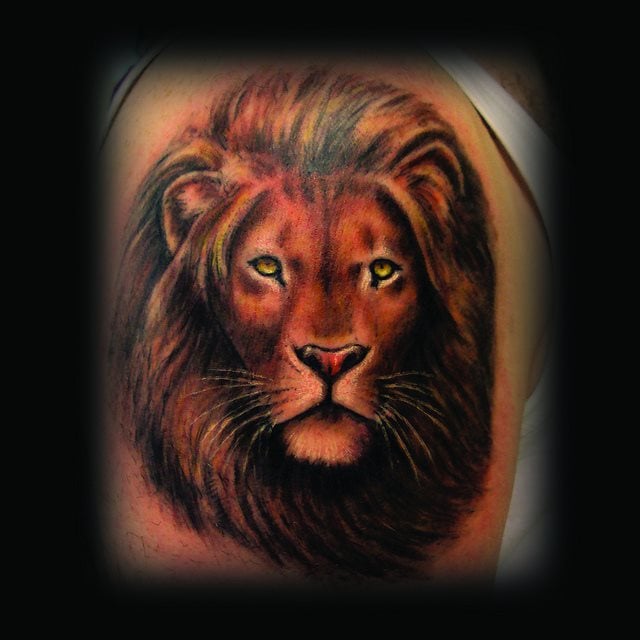 tatuaggio leone 23