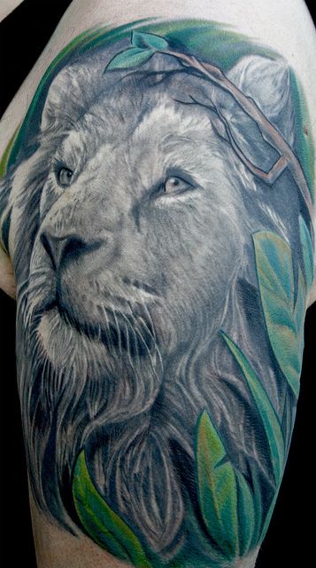 tatuaggio leone 26