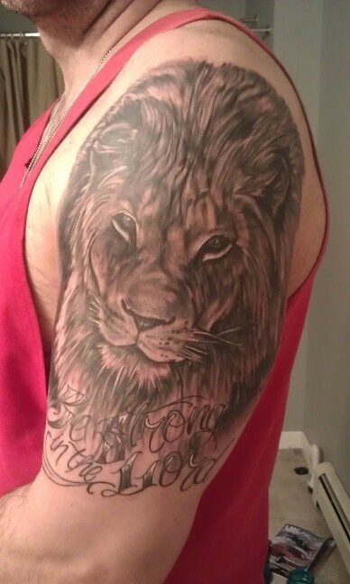 tatuaggio leone 38