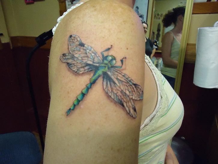 tatuaggio libellula 32