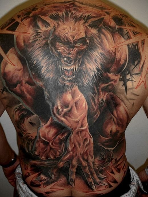 tatuaggio lupo 23