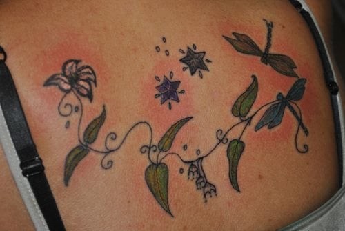 tatuaggio pianta rampicante 31