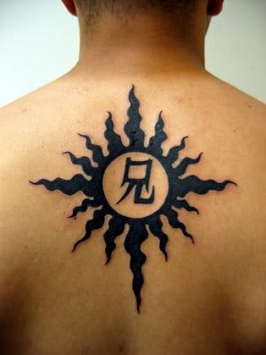 tatuaggio sole 16