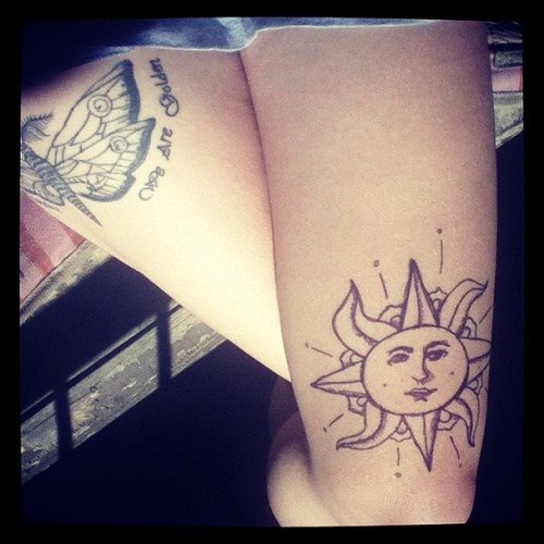 tatuaggio sole 35