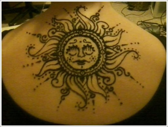 tatuaggio sole 46