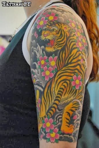 tatuaggio tigre 51