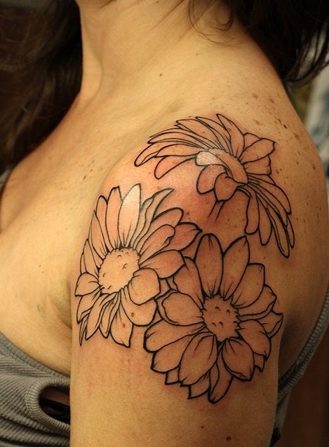 tatuaggio fiori 16