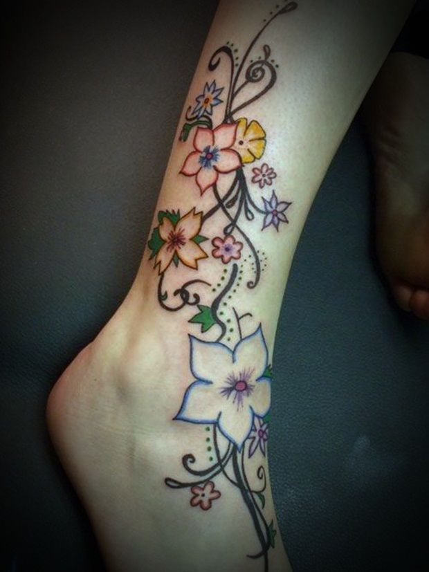 tatuaggio fiori 26
