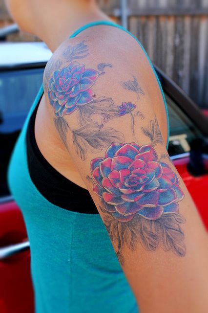 tatuaggio fiori 35