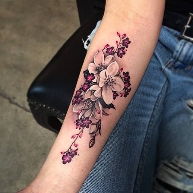 tatuaggio fiori 48