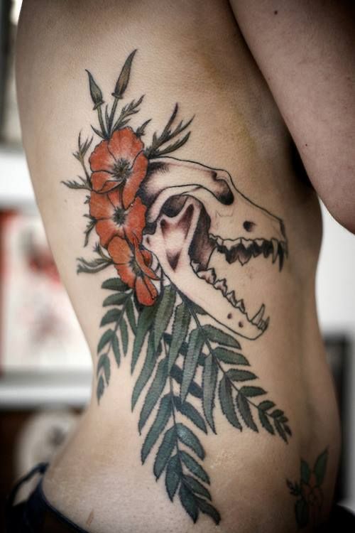 tatuaggio fiori 50