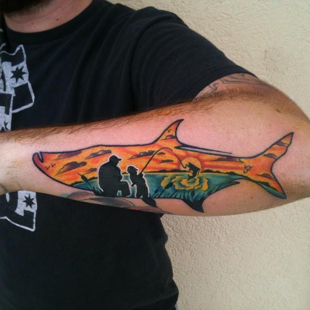 tatuaggio braccio di uomo 169