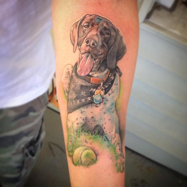 tatuaggio cane 107