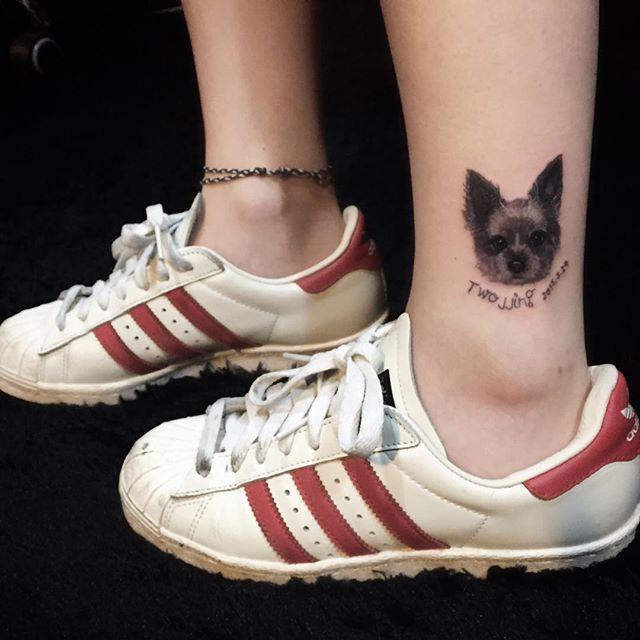 tatuaggio cane 121