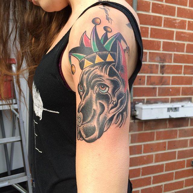 tatuaggio cane 65