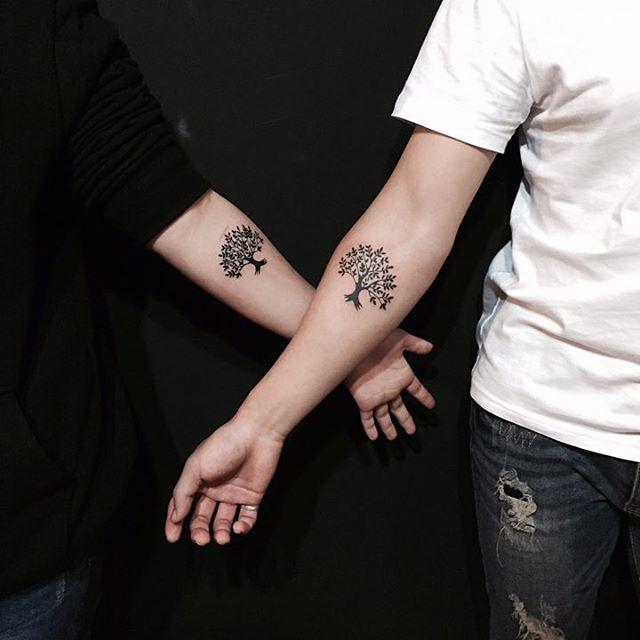 tatuaggio coppia 123