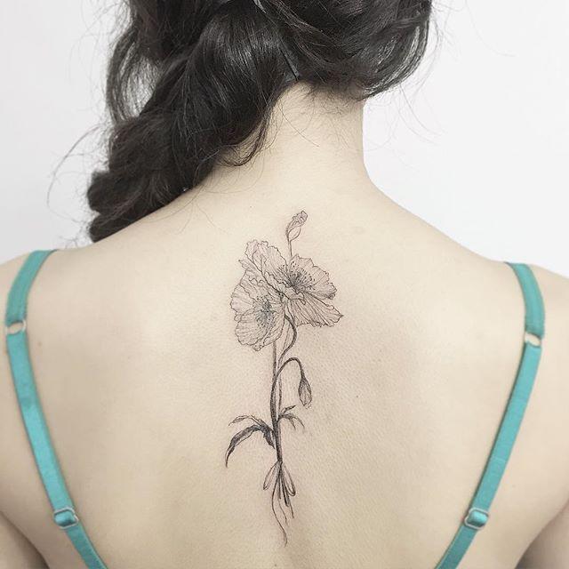tatuaggio fiore 13