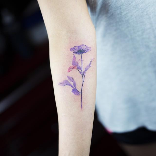 tatuaggio fiore 59