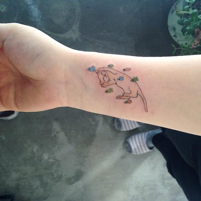 tatuaggio gatto 93