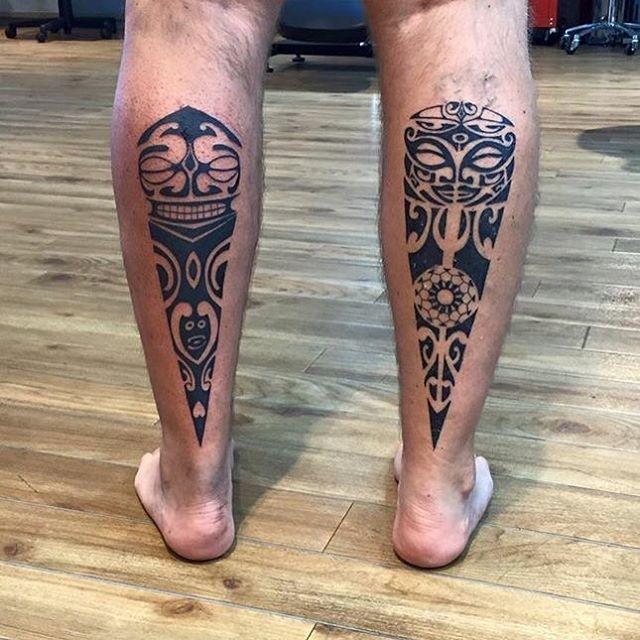 tatuaggio uomo gamba 179