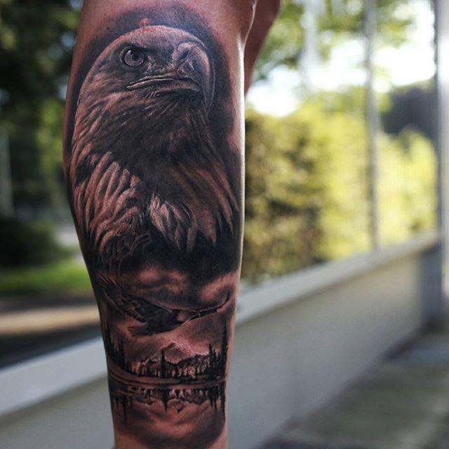 tatuaggio uomo gamba 21