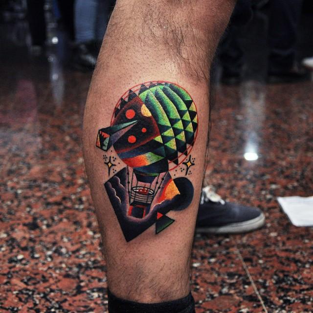 tatuaggio uomo gamba 57