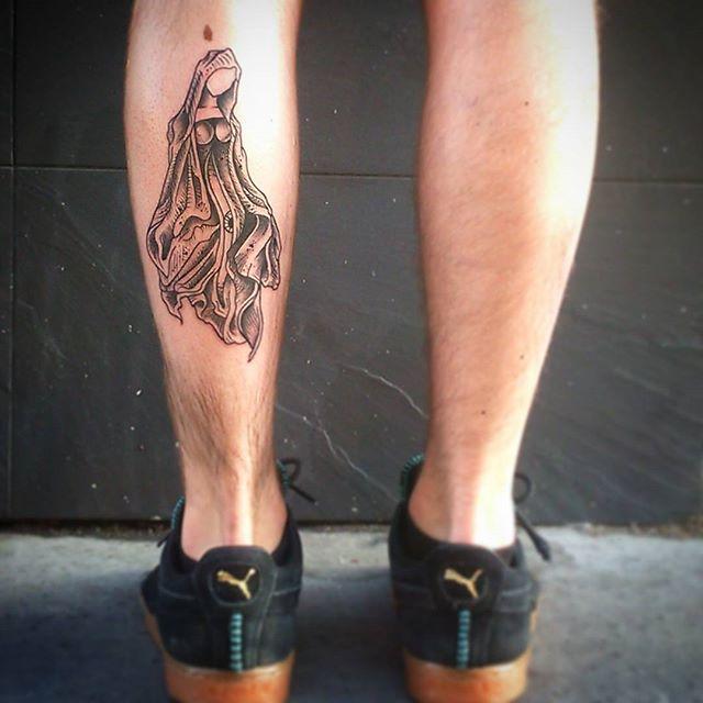 tatuaggio uomo gamba 67