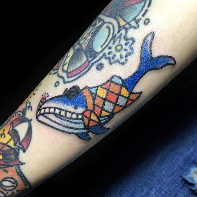 tatuaggio balena 105