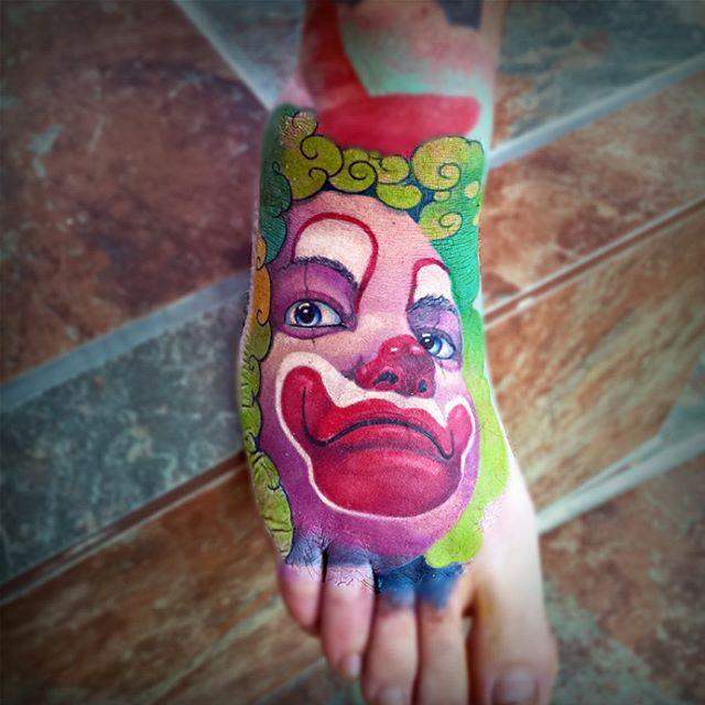 tatuaggio clown 03