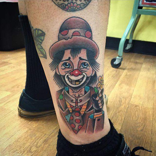 tatuaggio clown 09