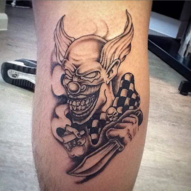 tatuaggio clown 107